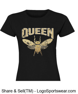 Queen Bee T-Shirt Design Zoom